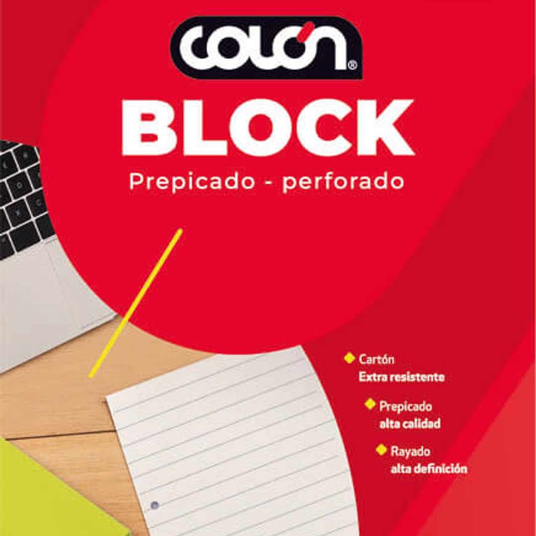 Block Oficio Composición Colon 80 hjs 1
