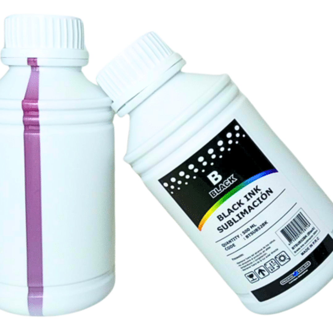 Tinta De Sublimación 500ml black Calidad Premium 1