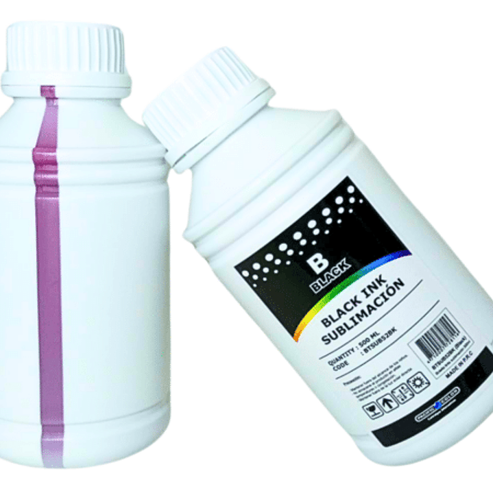 Tinta De Sublimación 500ml black Calidad Premium 1