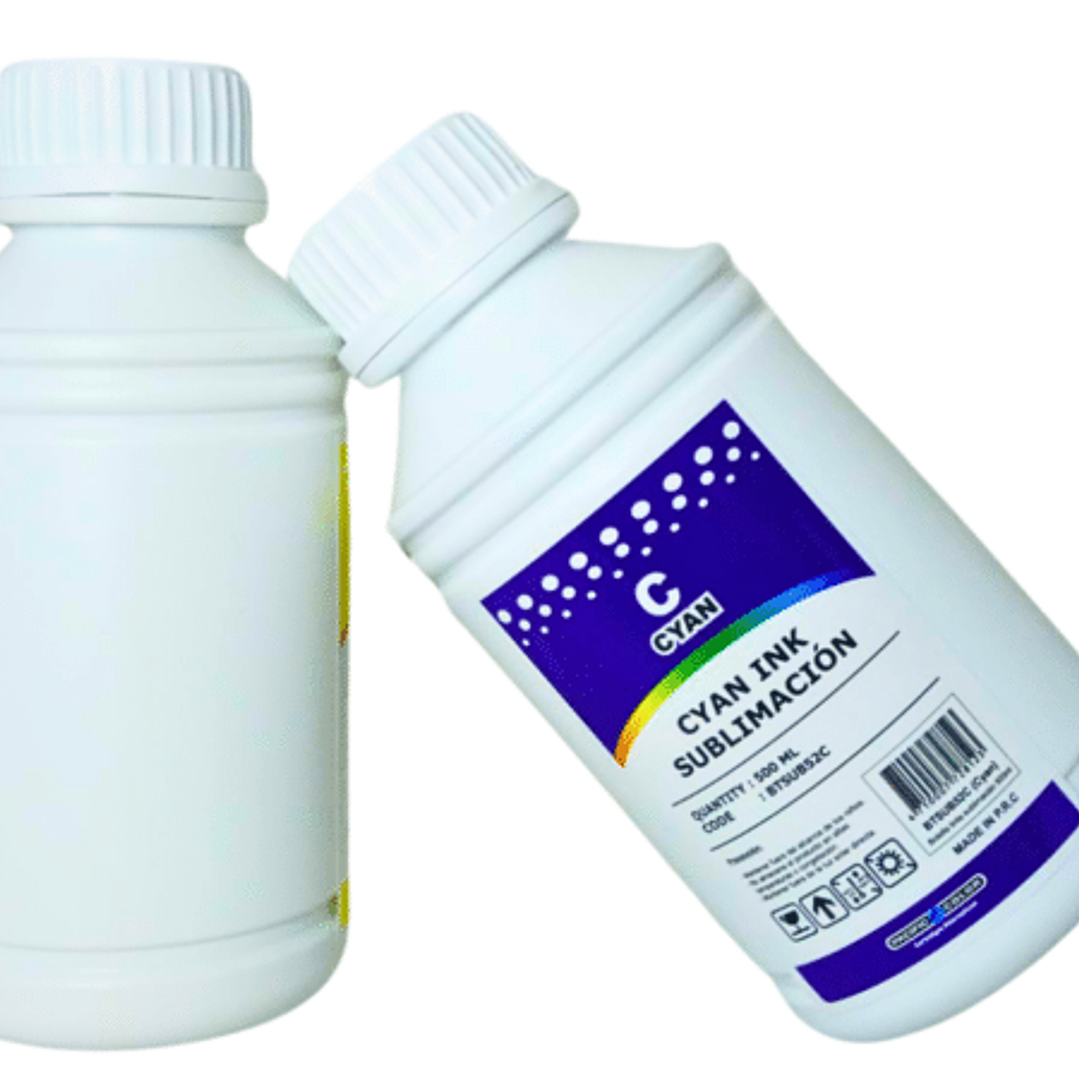 Tinta De Sublimación 500ml Cyan Calidad Premium 1
