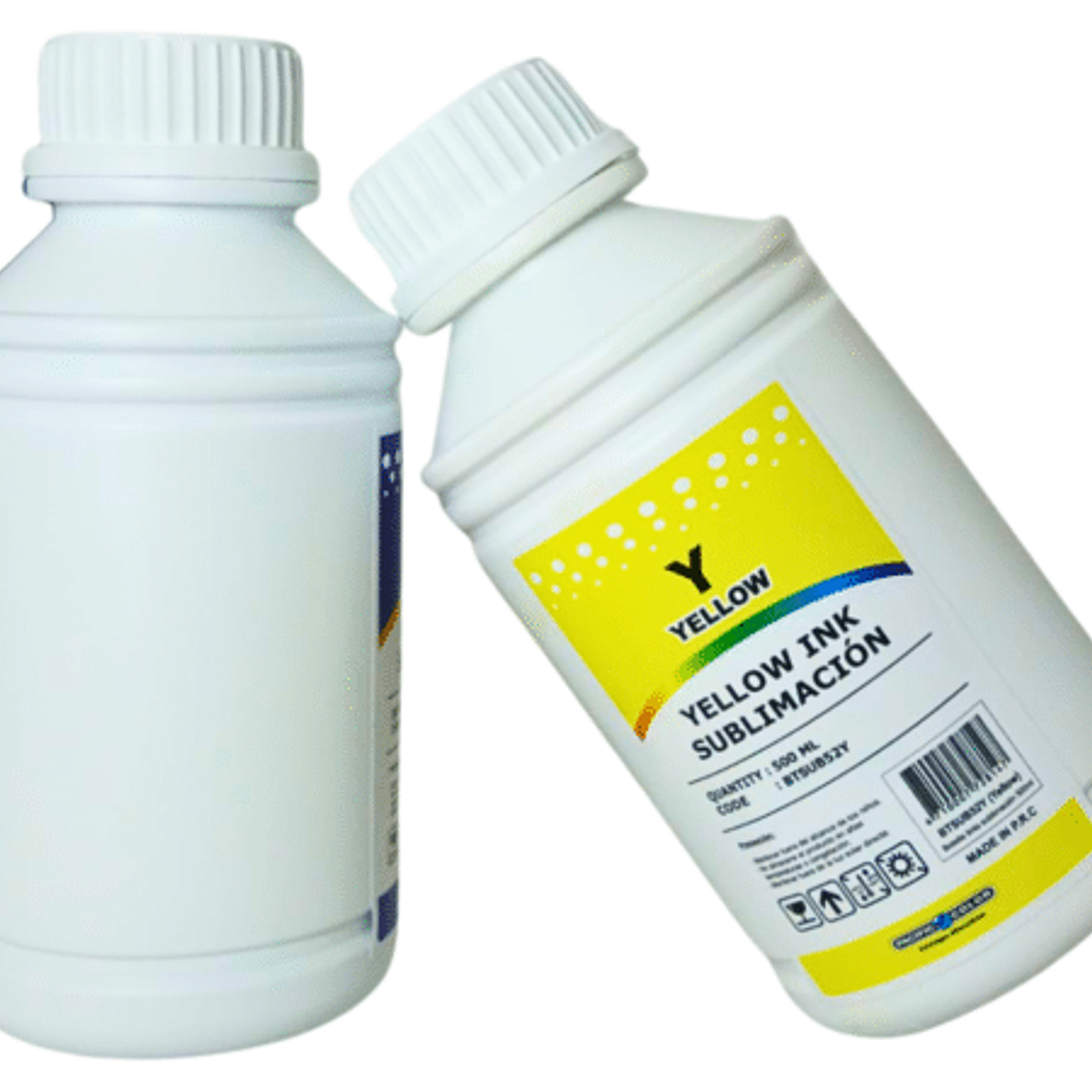 Tinta De Sublimación 500ml Yellow Calidad Premium 1