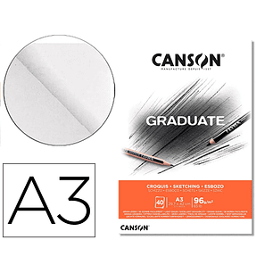Canson Graduate Croquis Tamaño A3