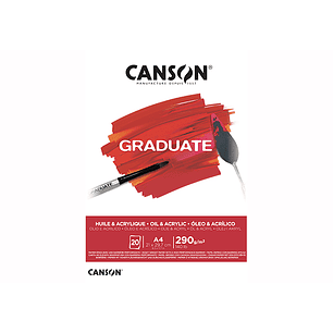 Canson Graduate Óleo y Acrílico A4 290 grs