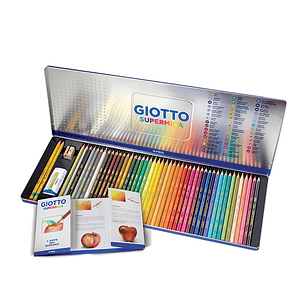 Giotto Supermina Lápices De Colores - Set De 50 Piezas