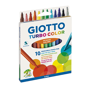 Marcador Turbo 10 Colores Giotto