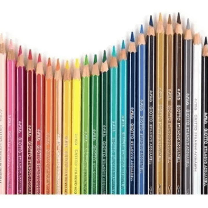 Lapiz Giotto Supermina  24 Colores  Mina 3.8 Mm Espesor 2