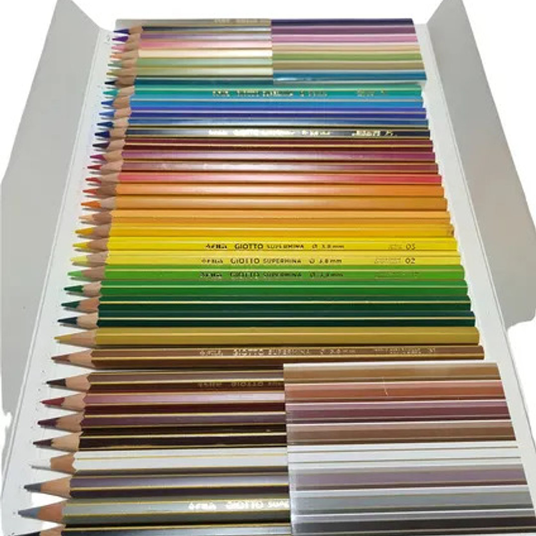 Lapiz Giotto Supermina  36 Colores  Mina 3.8 Mm Espesor 2