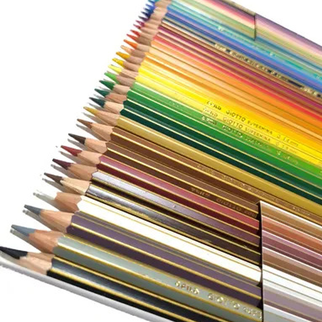 Lapiz Giotto Supermina  36 Colores  Mina 3.8 Mm Espesor 3
