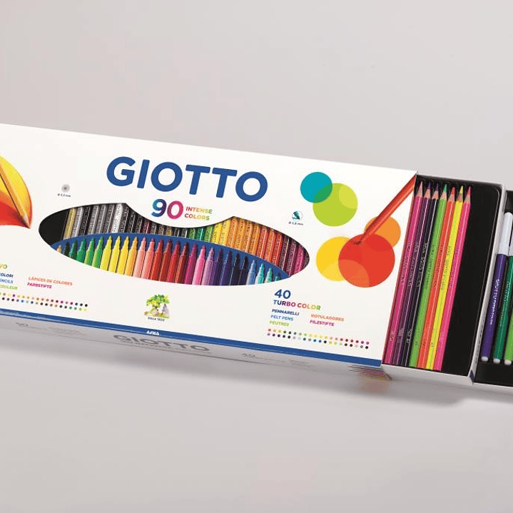 Lapices Giotto Supermina Lata 36 Unidades Profesional Colores Surtidos 1