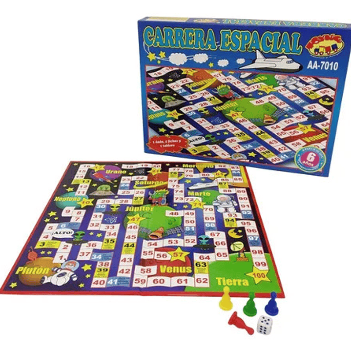 Juego De Mesa Carrera Espacial 1