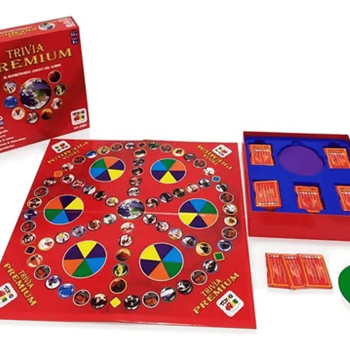 Juego De Mesa Trivia Premium 3000 Pregunta / Divertido 1