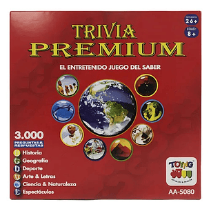 Juego De Mesa Trivia Premium 3000 Pregunta / Divertido