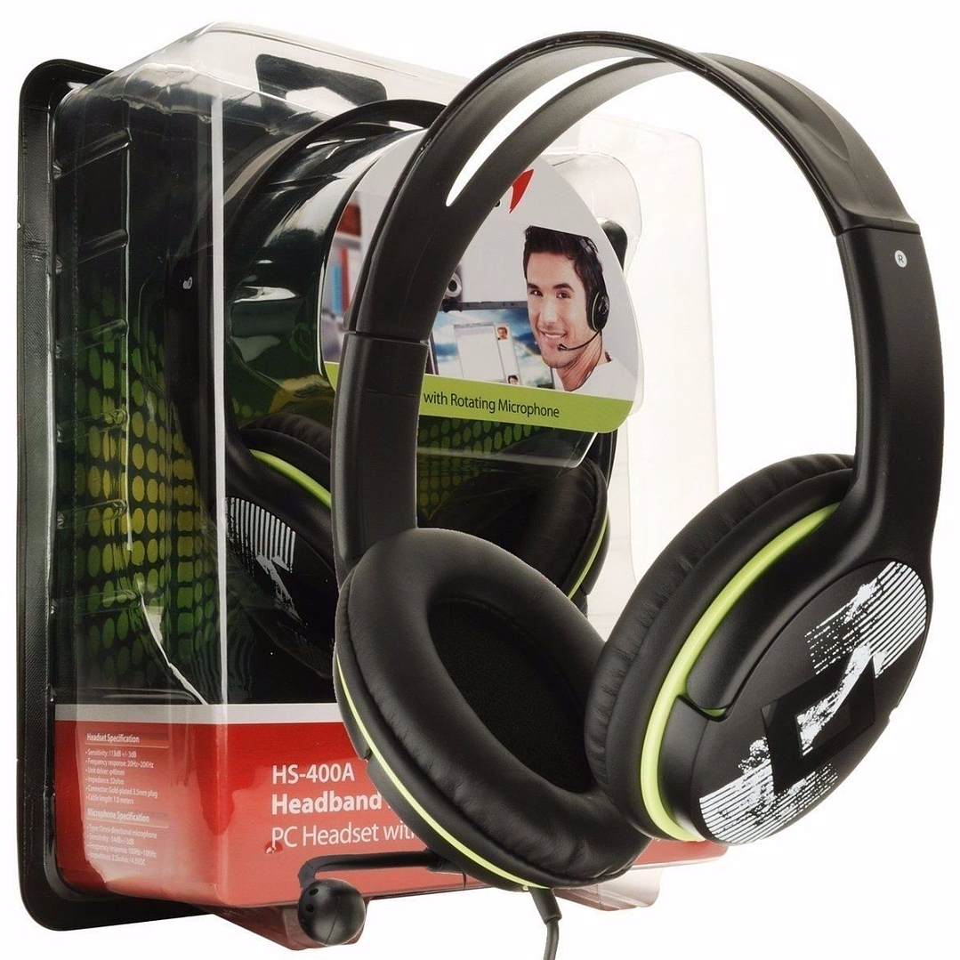 AUDÍFONOS GENIUS HEADSET HS-400 MULTIMEDIA 3