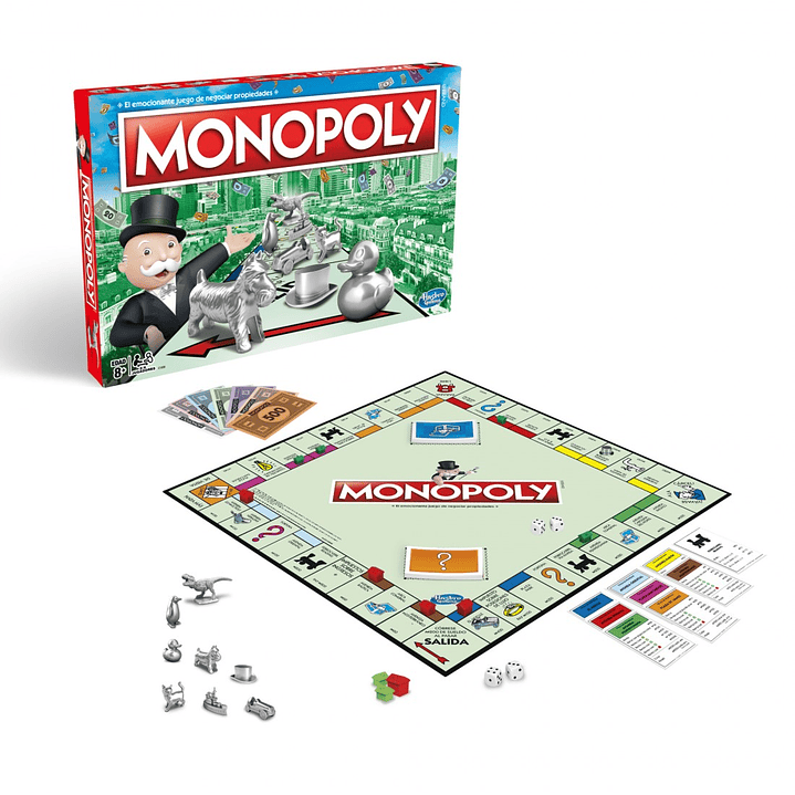 JUEGO DE MESA MONOPOLY CLÁSICO 1