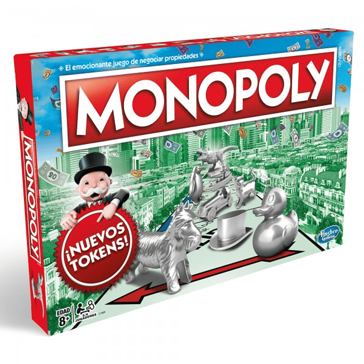 JUEGO DE MESA MONOPOLY CLÁSICO 2