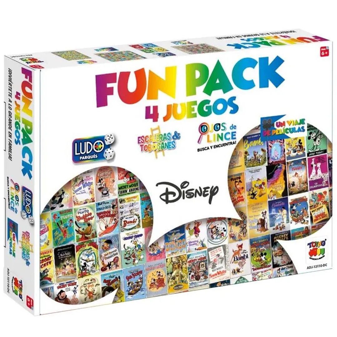 Fun Pack  4 Juegos MARVEL y DISNEY (Modelos Aleatorios) 1