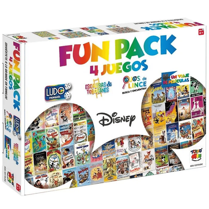 Fun Pack  4 Juegos MARVEL y DISNEY (Modelos Aleatorios) 1