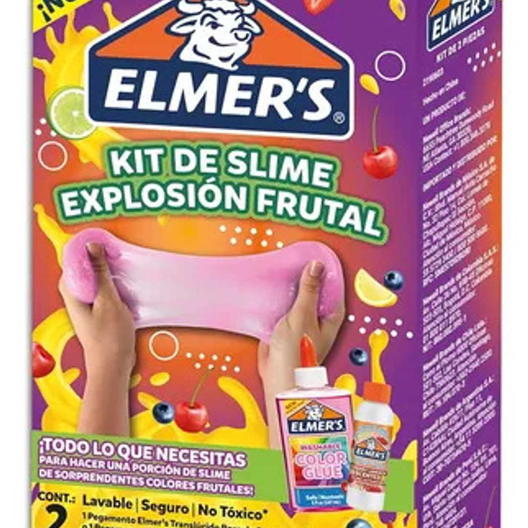 Kit Slime Explosión Frutal Fabrica De Slime Con Aroma Elmers 1