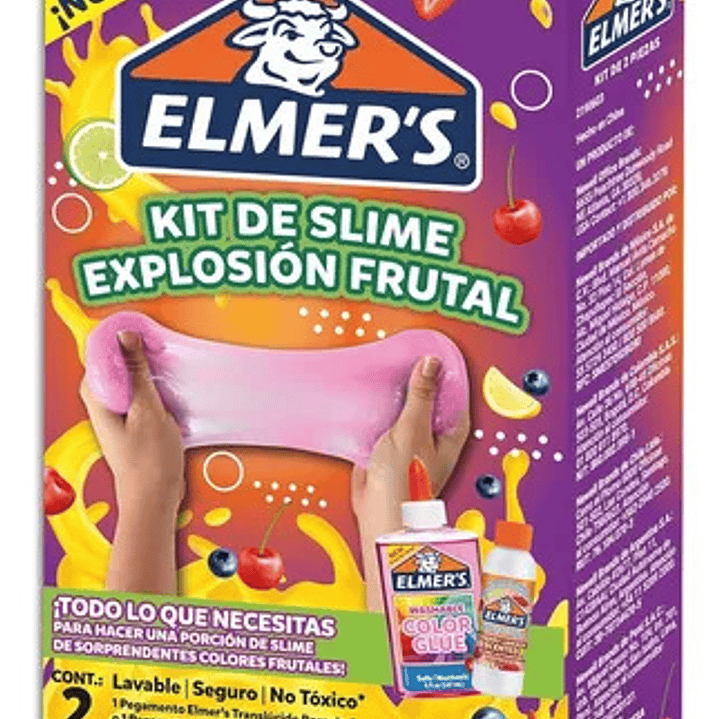 Kit Slime Explosión Frutal Fabrica De Slime Con Aroma Elmers 1