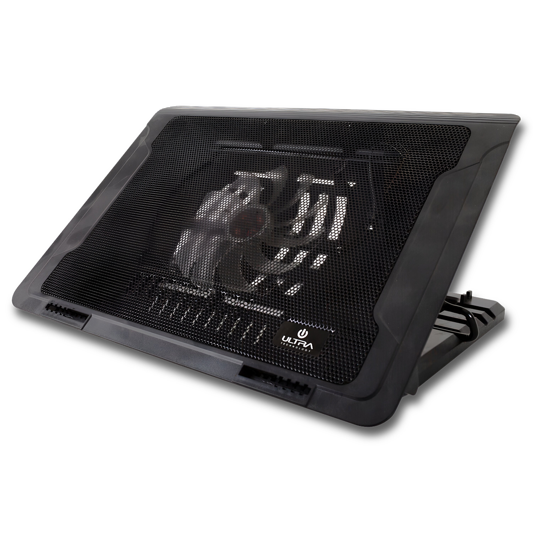 VENTILADOR COOLER NOTEBOOK AJUSTABLE NEGRO ULTRA 1