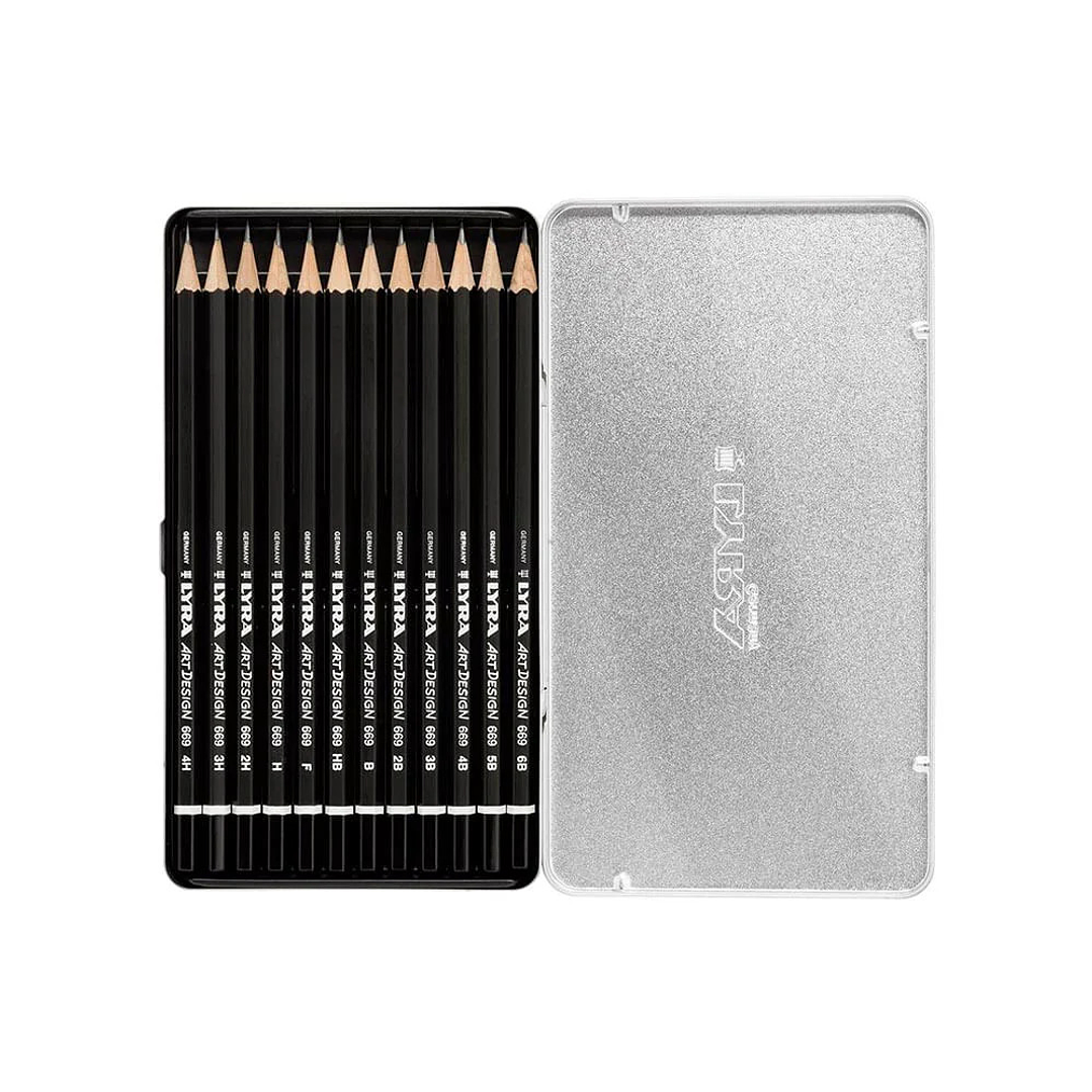 Lyra Rembrandt - Set 12 Lápices Grafito Art Design 2