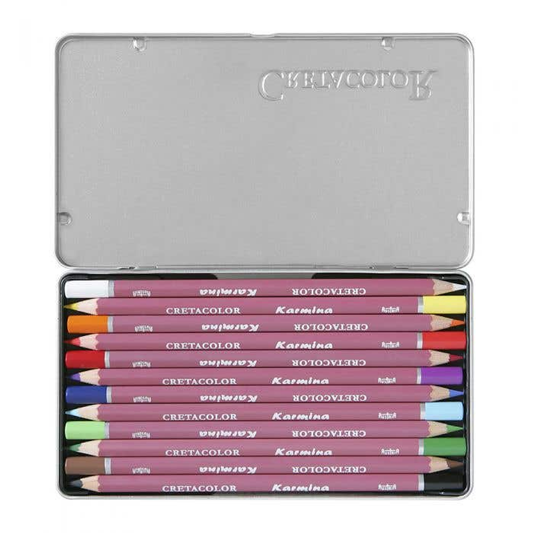 Estuche 12 lápices Karmina Cretacolor 1