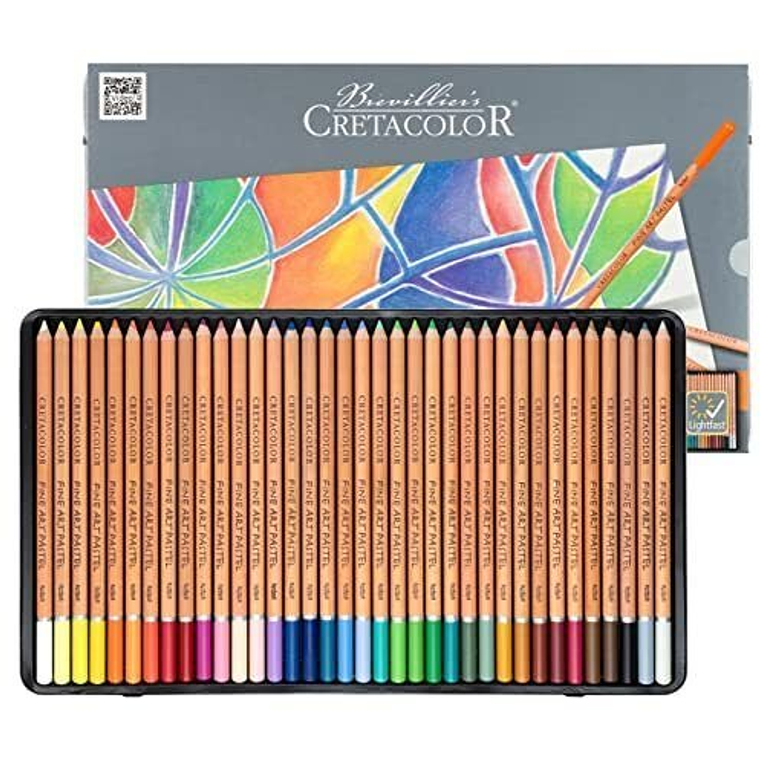 LATA DE 36 LÁPICES PASTEL CRETACOLOR  1