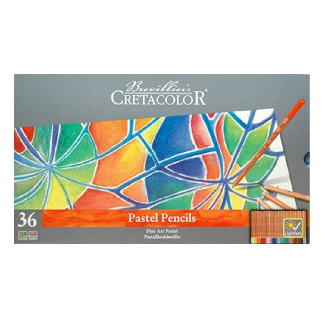 LATA DE 36 LÁPICES PASTEL CRETACOLOR  2
