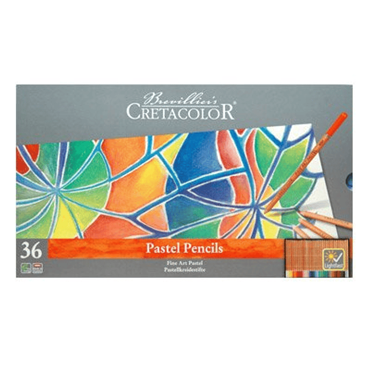 LATA DE 36 LÁPICES PASTEL CRETACOLOR  2