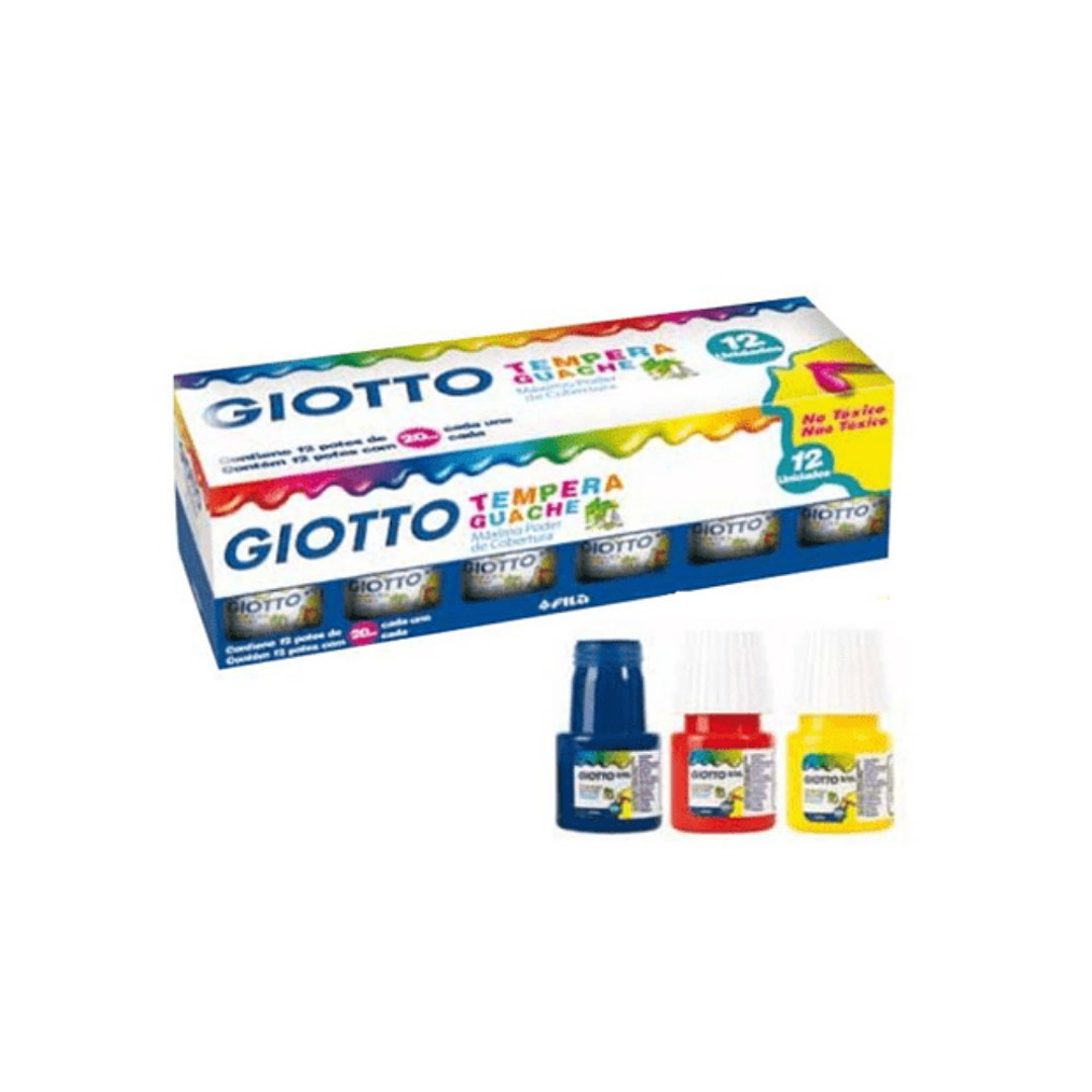 Estuche Tempera 12 Colores 20 ML GIOTTO 2