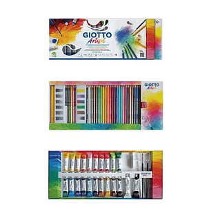 SET ARTISTAS ARTISET GIOTTO  Iniciacion Tecnicas Humedas