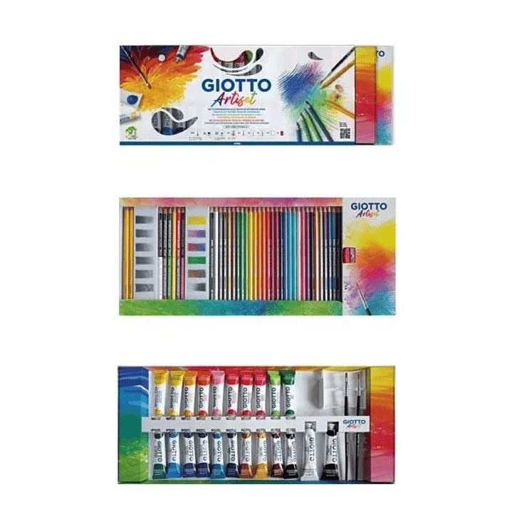 SET ARTISTAS ARTISET GIOTTO  Iniciacion Tecnicas Humedas 1