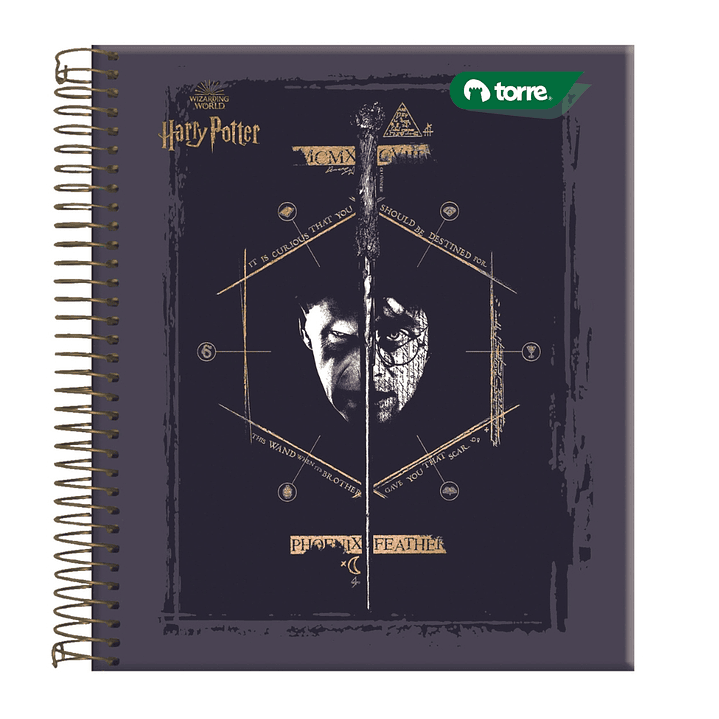 Cuaderno Book Harry Potter 7mm 150 hjs. 2