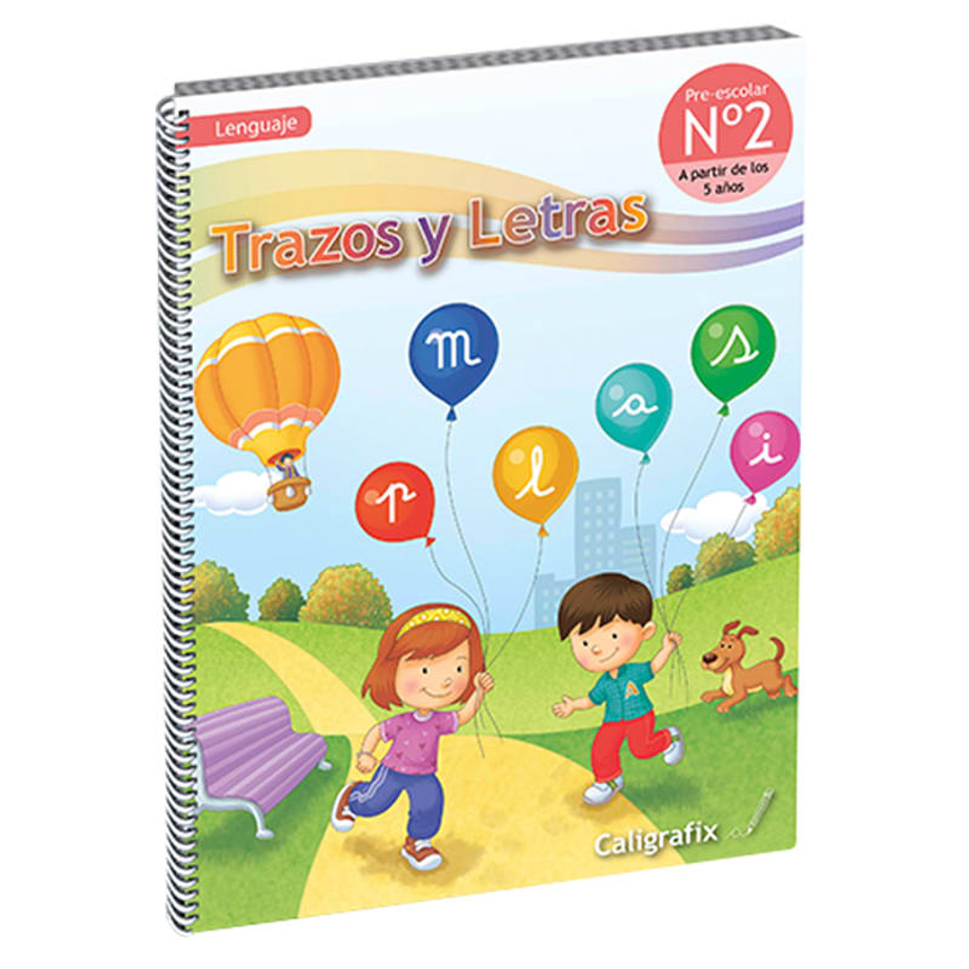 CALIGRAFIX PREESCOLAR N°2 (5 AÑOS) LENGUAJE TRAZOS Y LETRAS 1