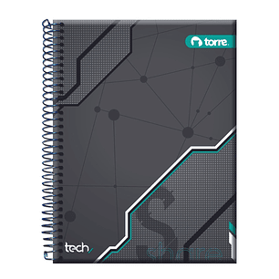 Cuaderno Top Tech 7mm 120 hjs.