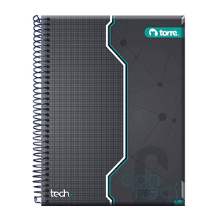 Cuaderno Top Tech 7mm 120 hjs.