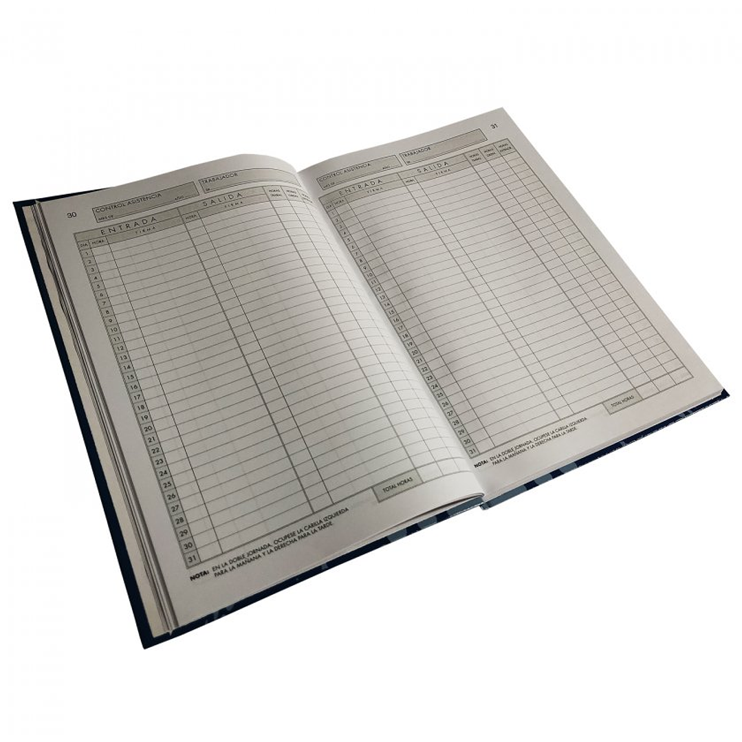 Libro Asistencia 200 Hojas 2