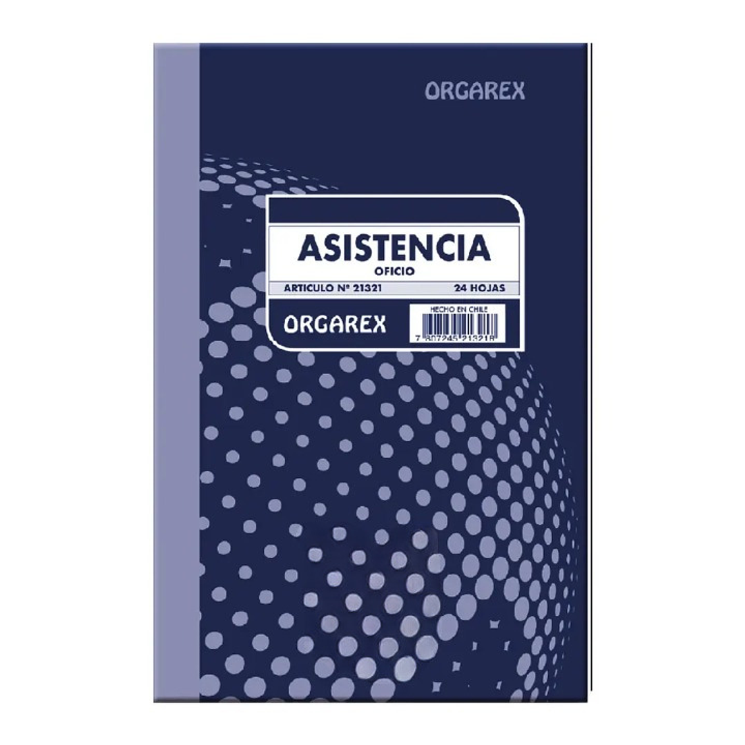 Libro de Asistencia Tapa Cartulina 24 Hojas 1