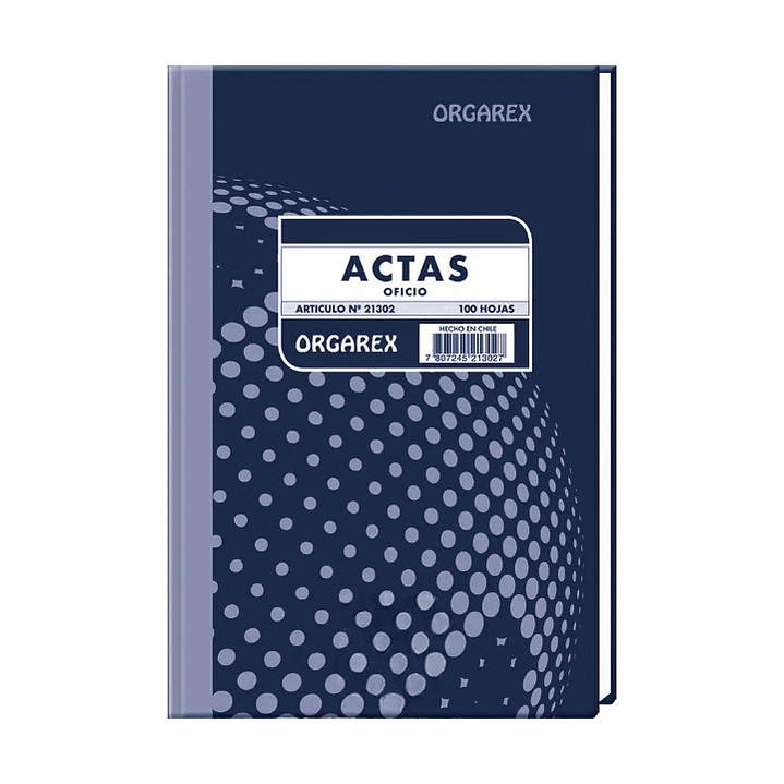 Libro de Actas Oficio 100 Hojas 1