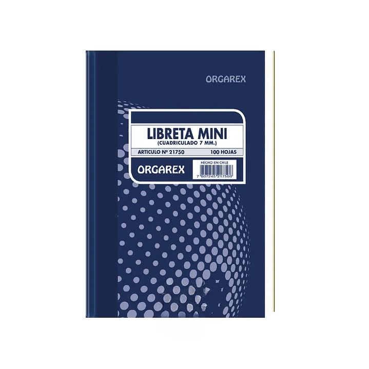 Libreta Mini Cuadriculada 100 Hojas 1