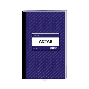 Libro Actas 200 Hojas Auca