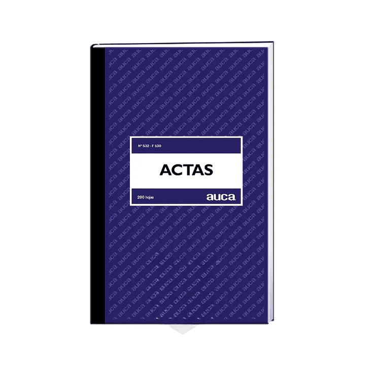 Libro Actas 200 Hojas Auca 1