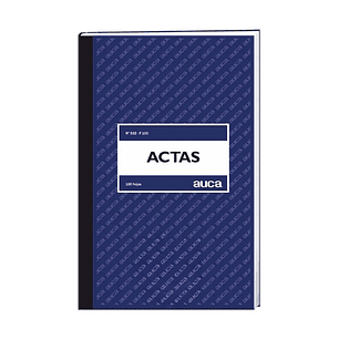 Libro Actas 100 Hojas Auca
