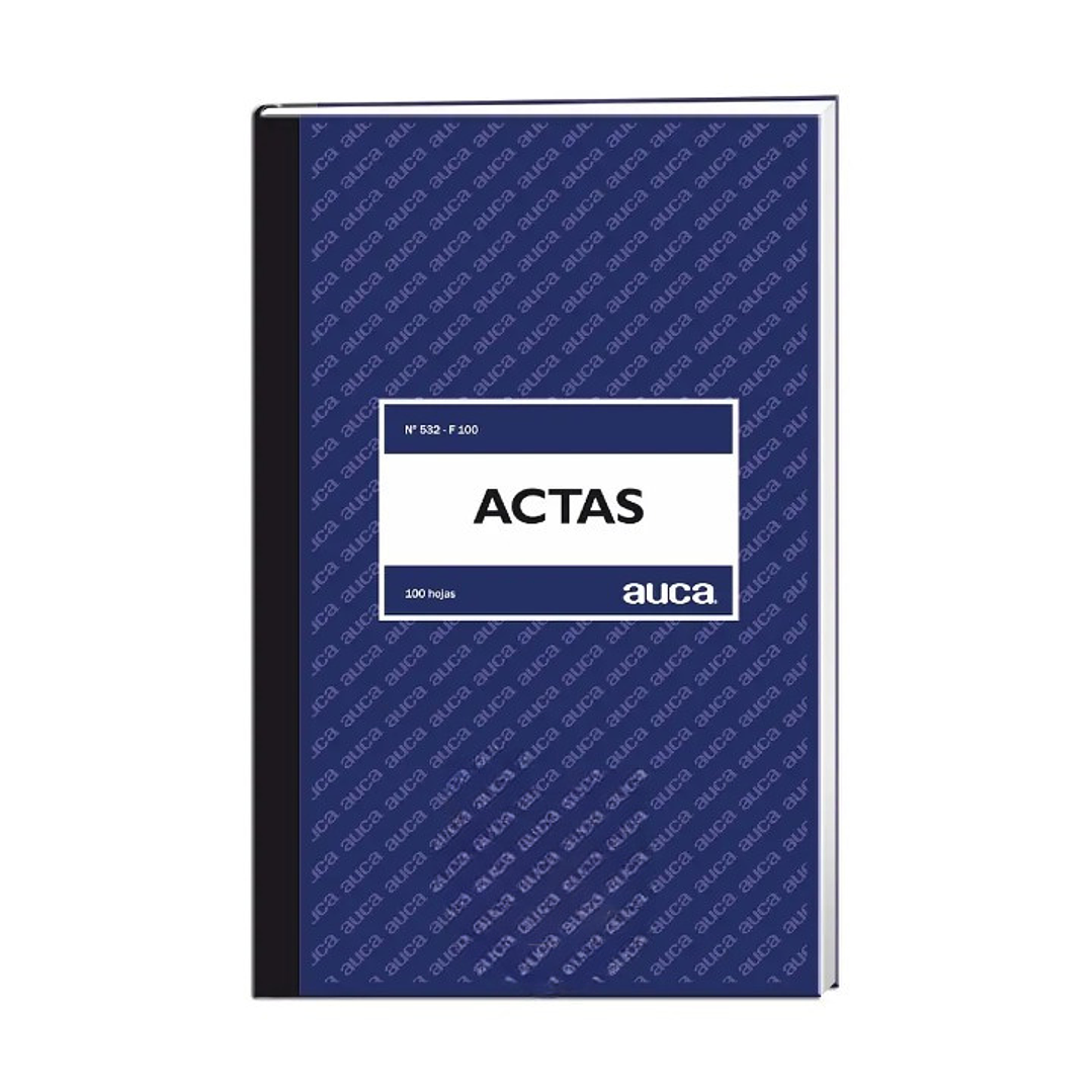 Libro Actas 100 Hojas Auca 1