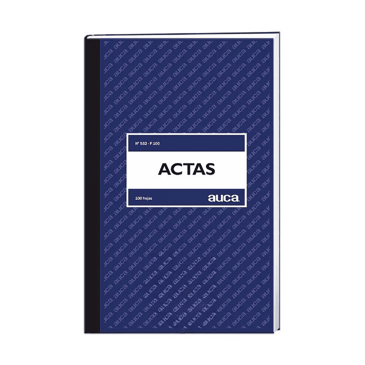 Libro Actas 100 Hojas Auca 1