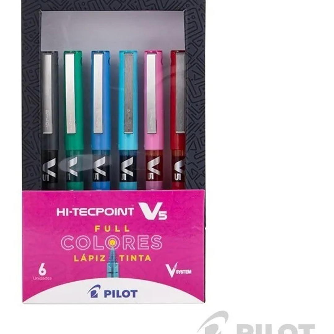 Set Lápices HI-Tecpoint V5 6 unid Pilot 2