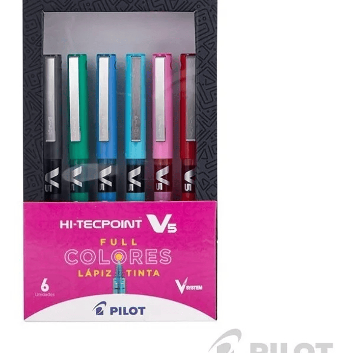 Set Lápices HI-Tecpoint V5 6 unid Pilot 2