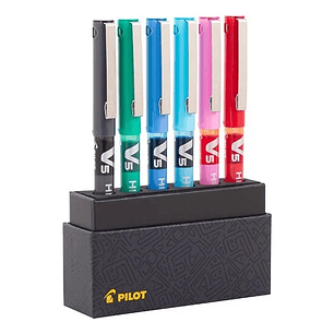 Set Lápices HI-Tecpoint V5 6 unid Pilot