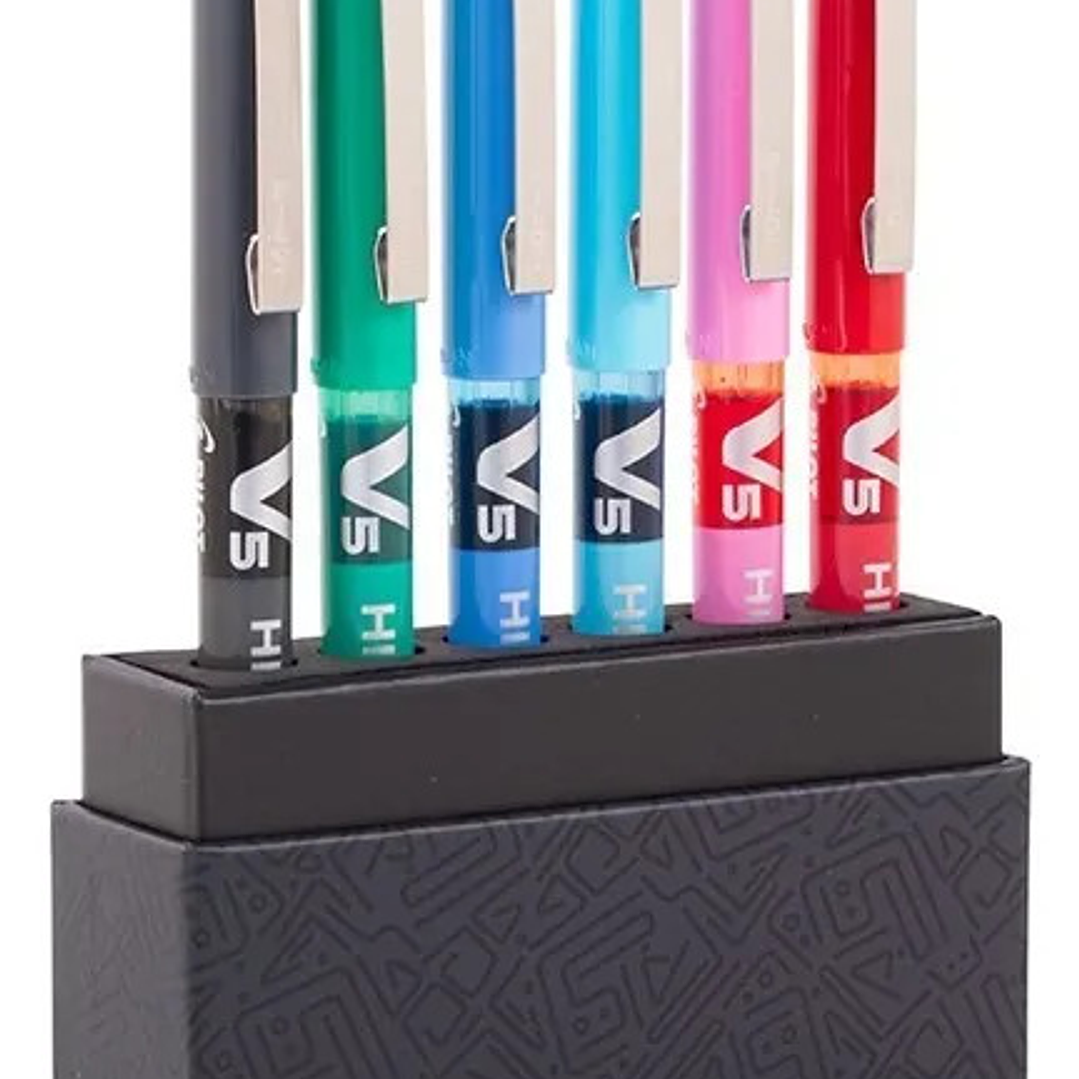 Set Lápices HI-Tecpoint V5 6 unid Pilot 1