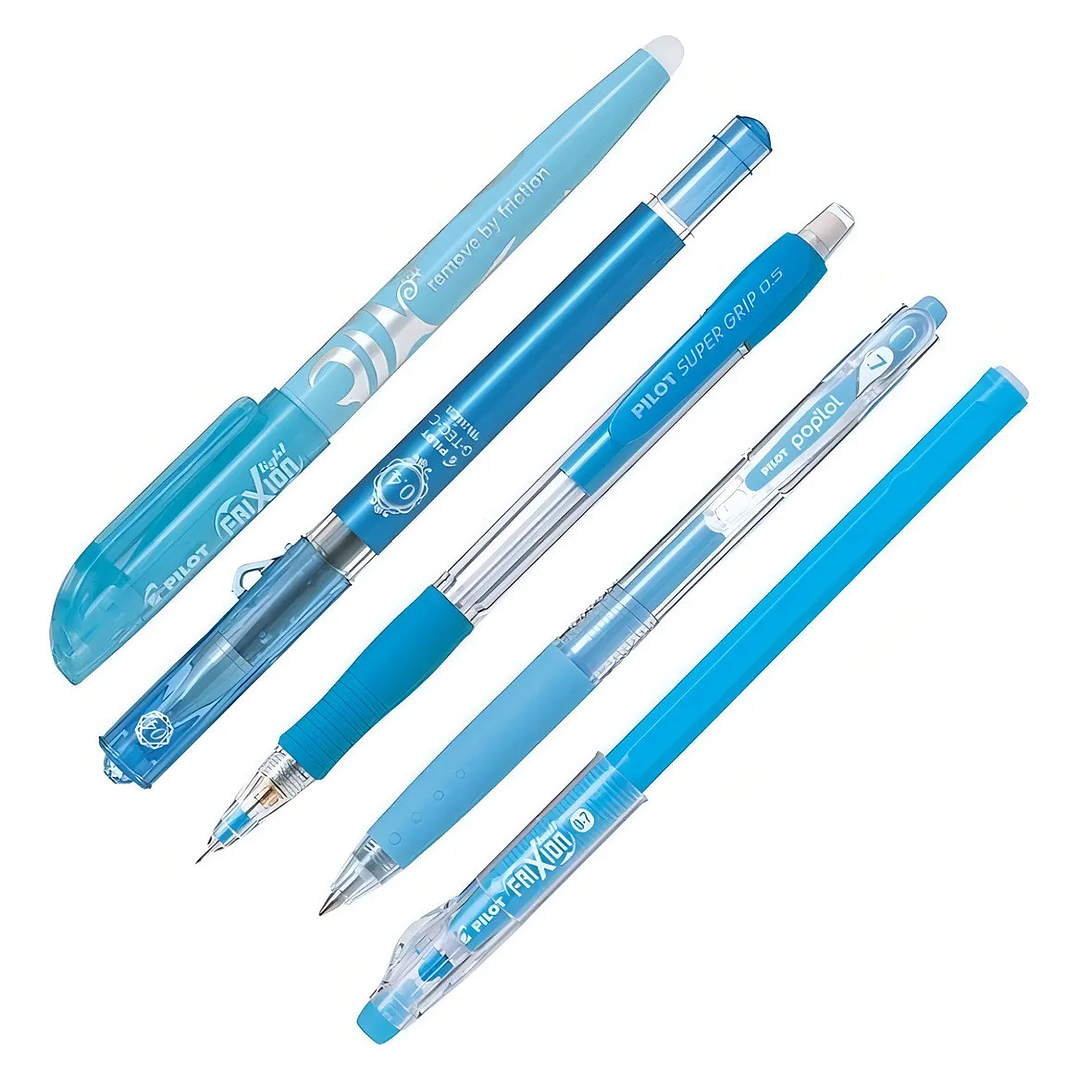 Set Pilot Surtido Lápices - Celeste 5 Unidades  1